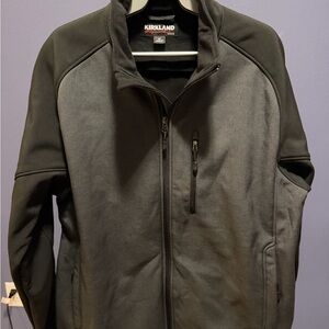 Kirkland Signature Men's Gray and Black Performance Jacket